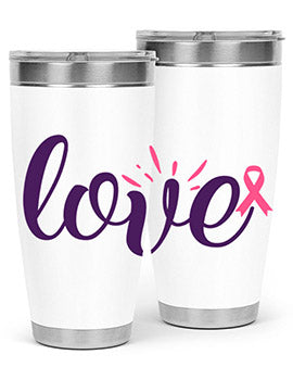 love Style 7#- breast cancer- Tumbler