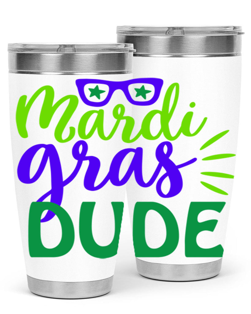 mardi gras dude 10#- mardi gras- Tumbler