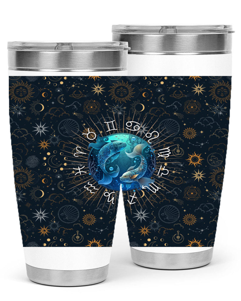 pisces Straight 366#- zodiac- Tumbler