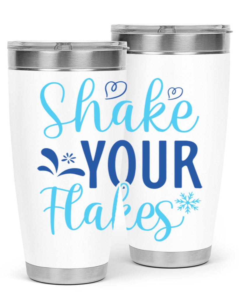 shake your flakes 359#- winter- Tumbler