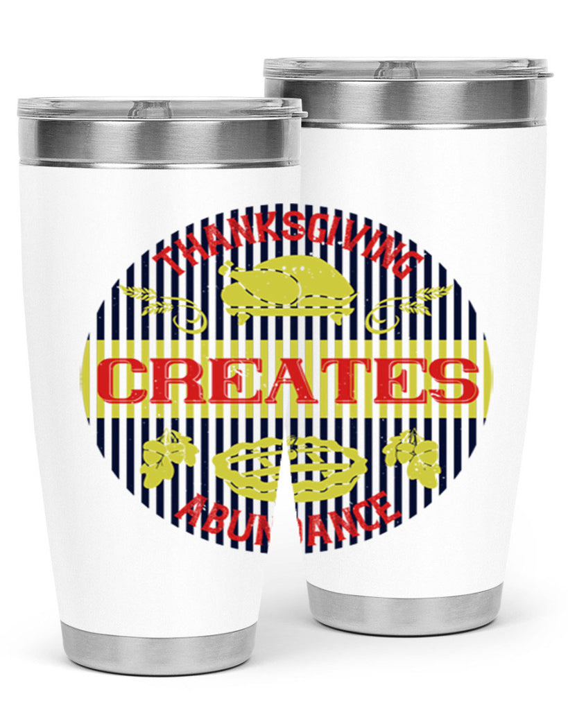 thanksgiving creates abundance 14#- thanksgiving- Tumbler