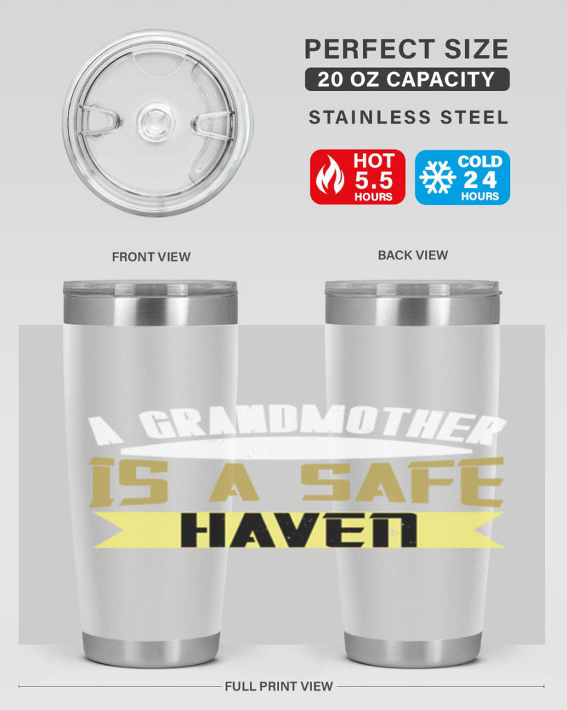 A Grandmother is a safe 41#- grandma - nana- Tumbler