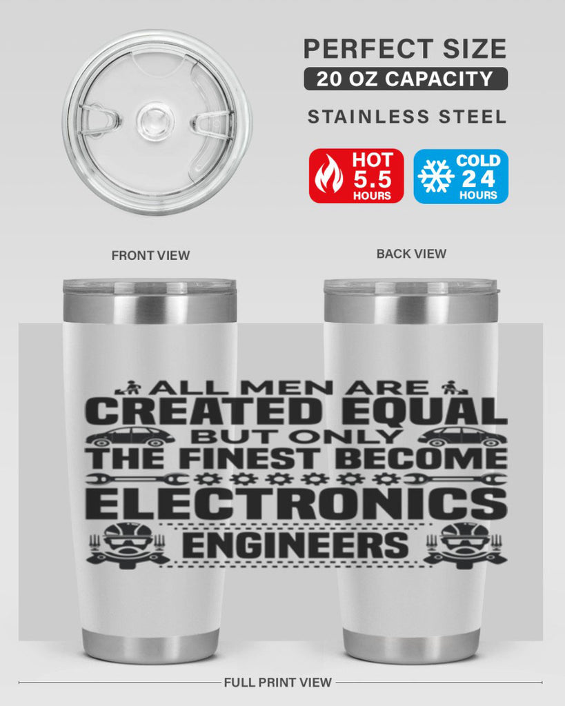 All men are created Style 21#- engineer- tumbler