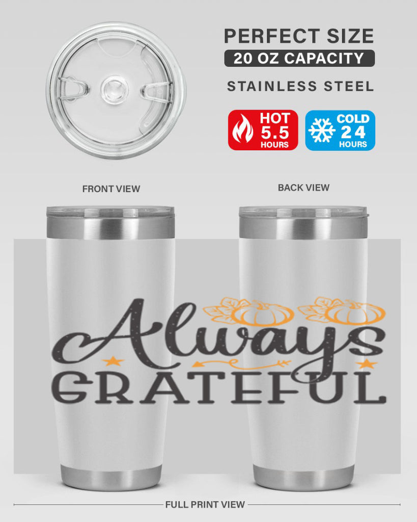 Alwaysgrateful 9#- fall- Tumbler