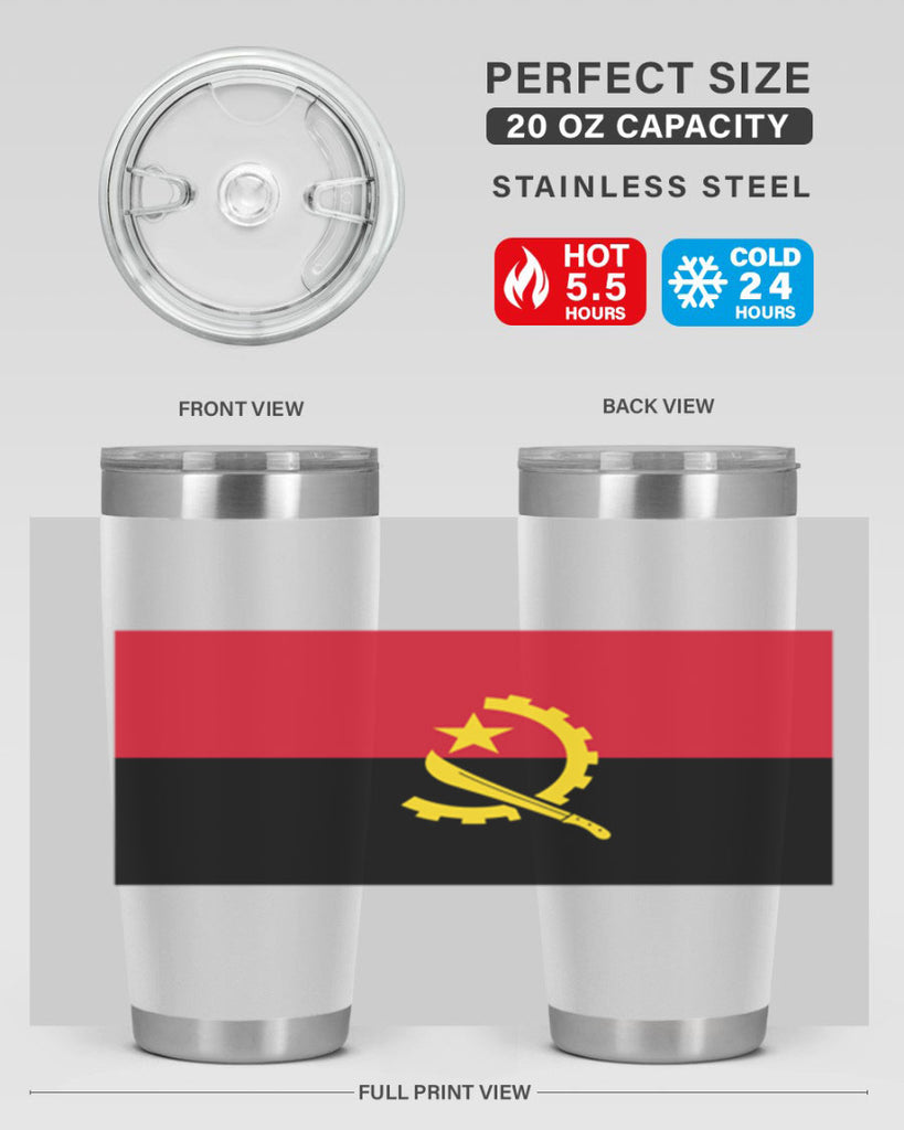 Angola 193#- world flags- Tumbler