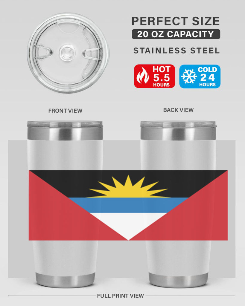 Antigua and Barbuda 192#- world flags- Tumbler