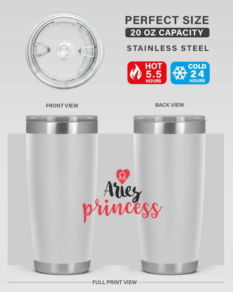 Aries princess 98#- zodiac- Tumbler