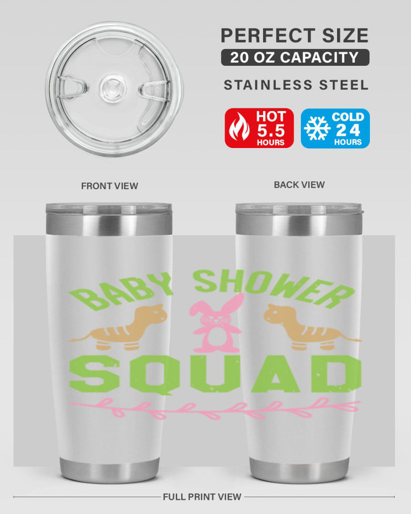 Baby Shower Squad Style 47#- baby shower- tumbler