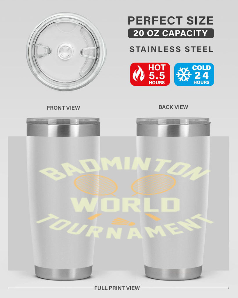 Badminton 1449#- badminton- Tumbler