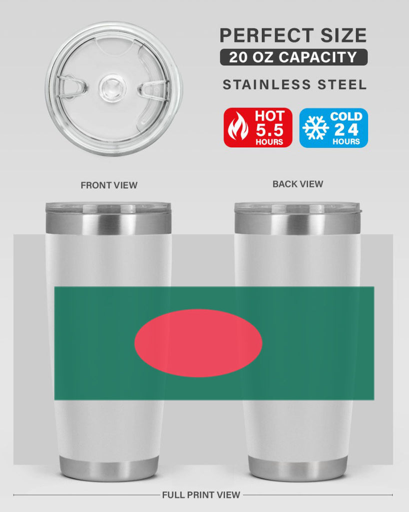 Bangladesh 184#- world flags- Tumbler