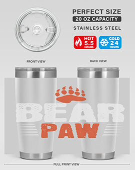 Bear paw 4#- Bears- Tumbler