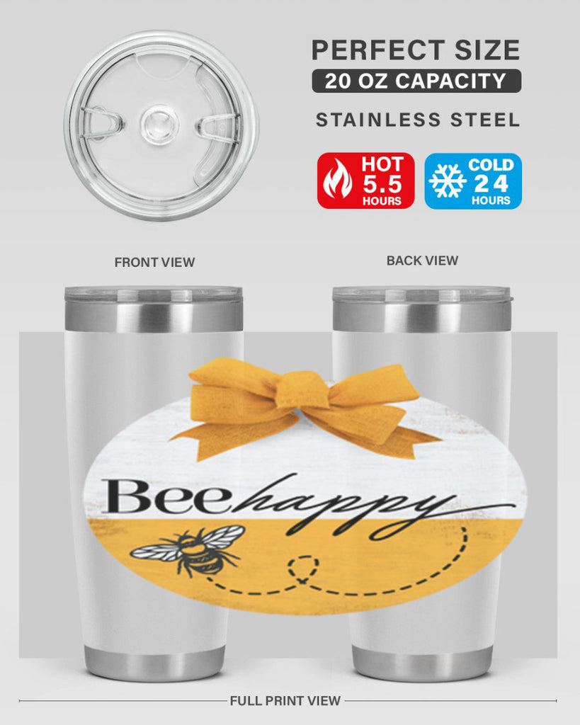 Bee Happy Mockup27#- spring- Tumbler