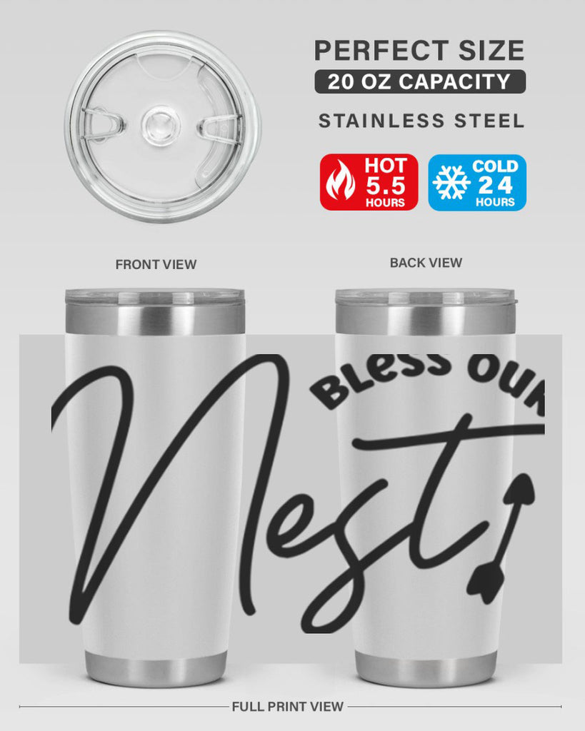 Bless Our Nest55#- spring- Tumbler