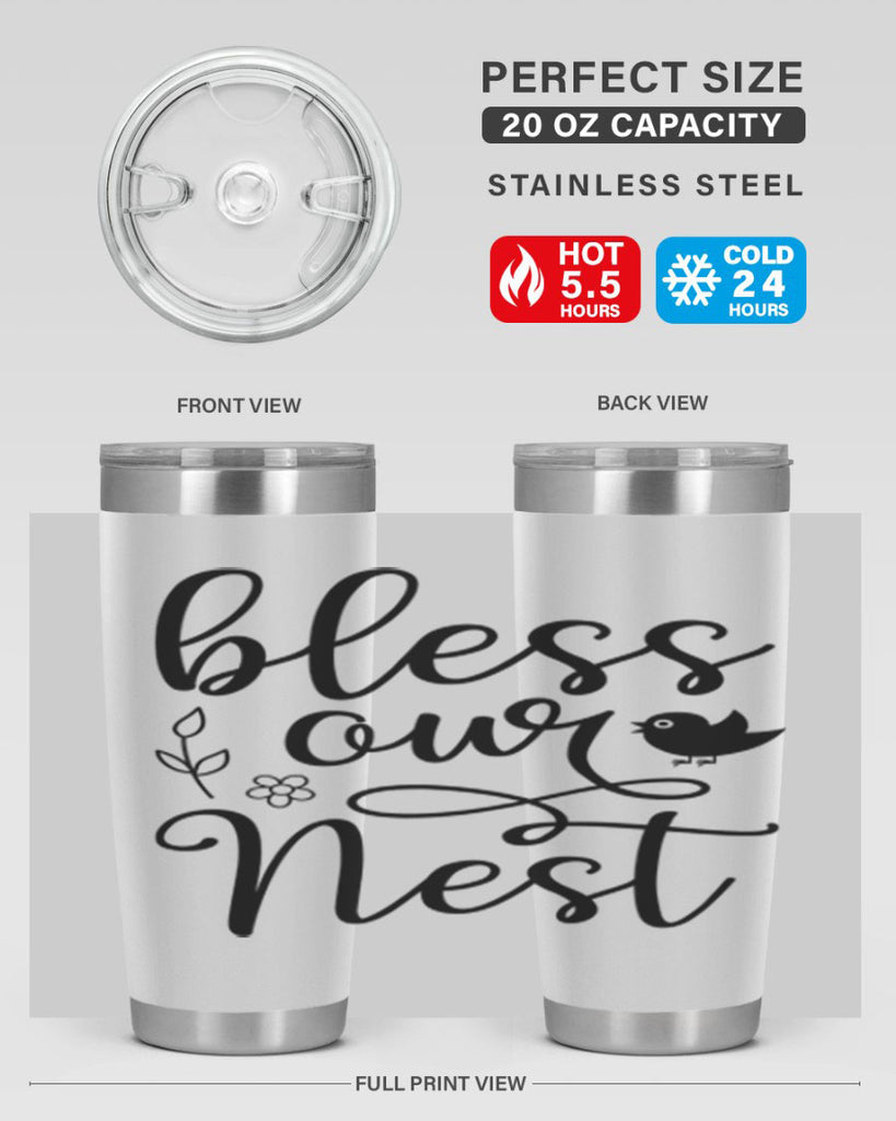 Bless our nest  68#- spring- Tumbler