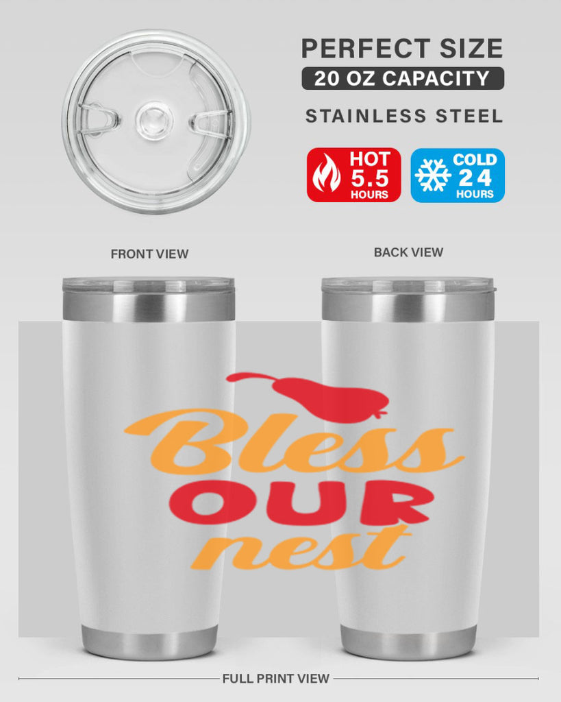 Bless our nest 53#- spring- Tumbler