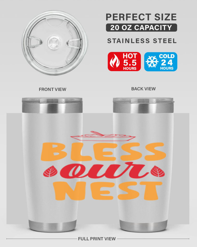 Bless our nest 54#- spring- Tumbler