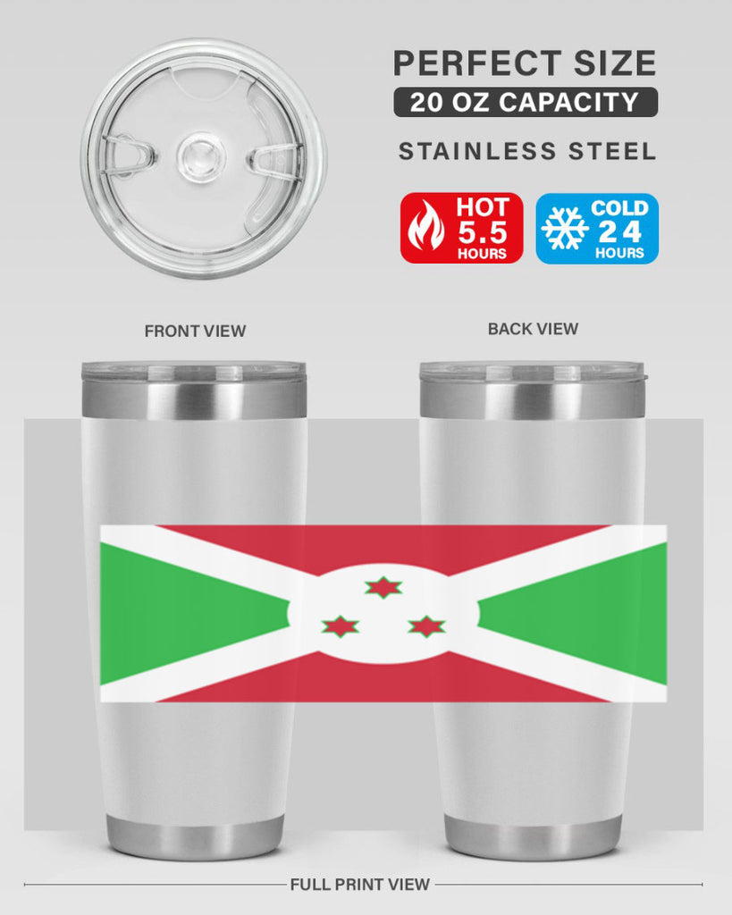 Burundi 170#- world flags- Tumbler