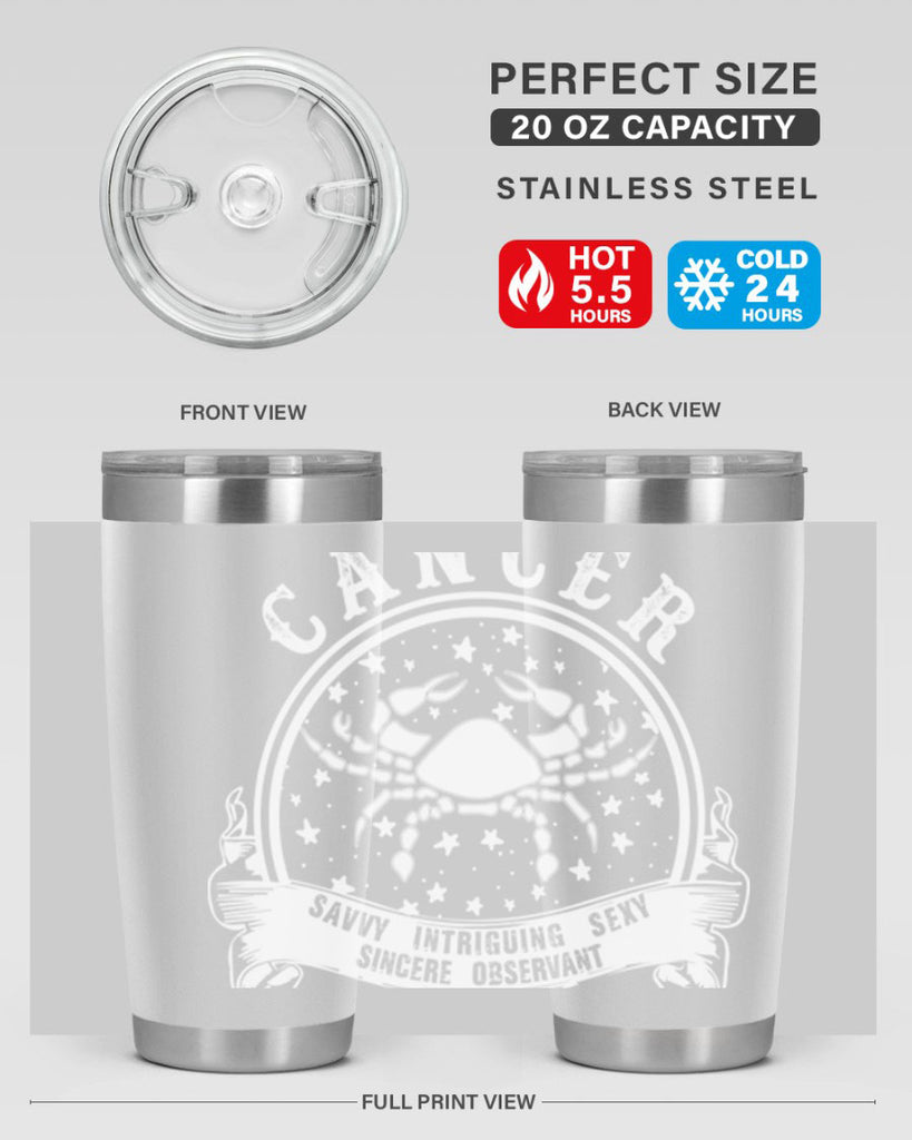 Cancer 14#- zodiac- Tumbler