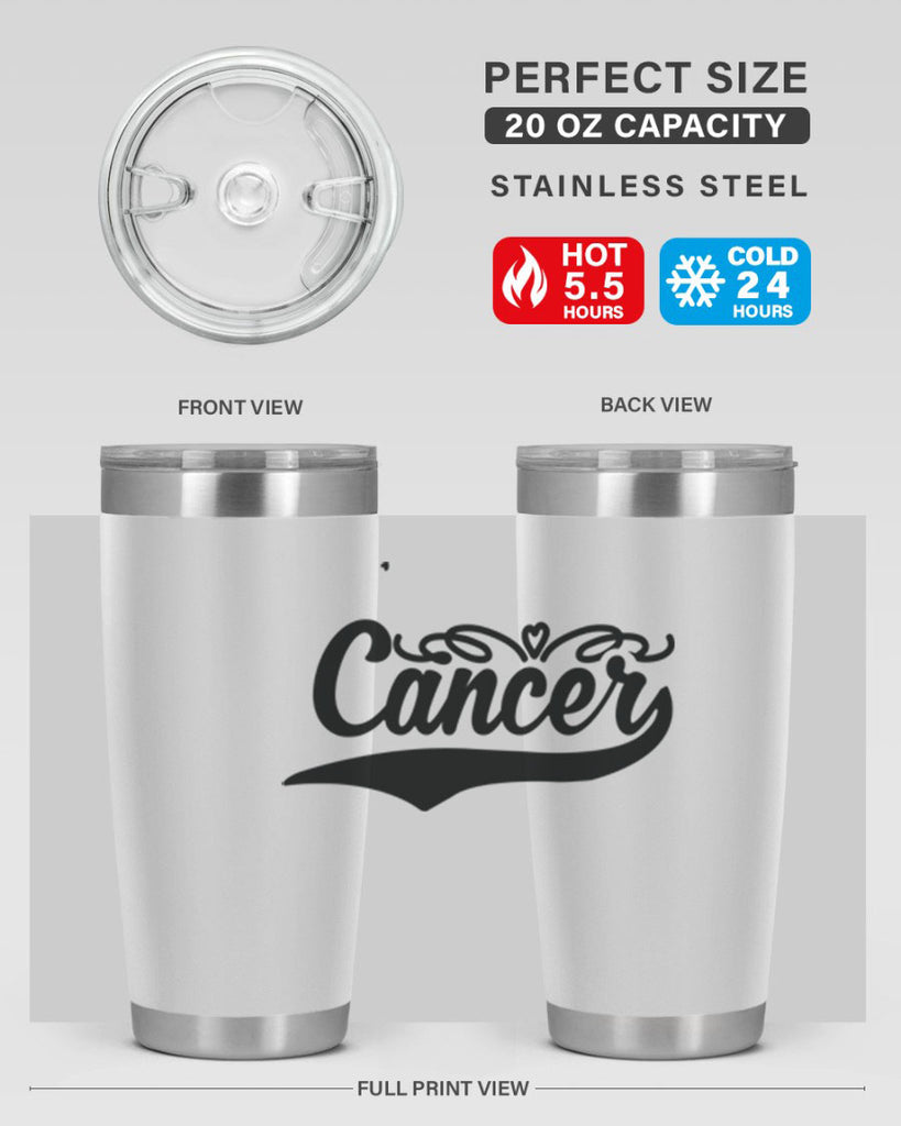 Cancer 155#- zodiac- Tumbler