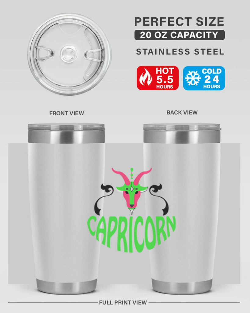 Capricorn 189#- zodiac- Tumbler