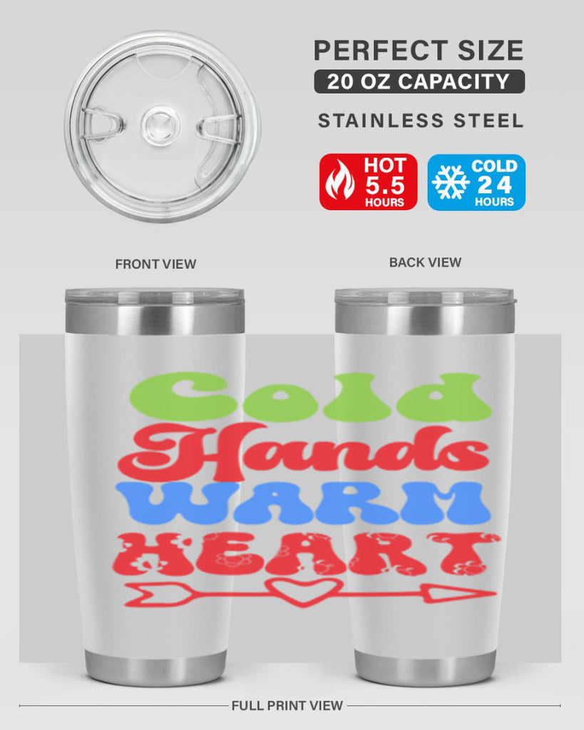 Cold hands warm heart 52#- winter- Tumbler