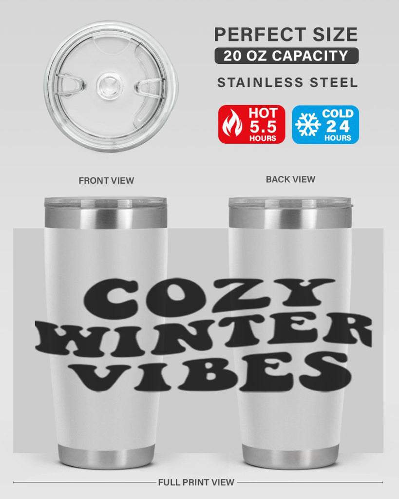 Cozy Winter Vibes 64#- winter- Tumbler