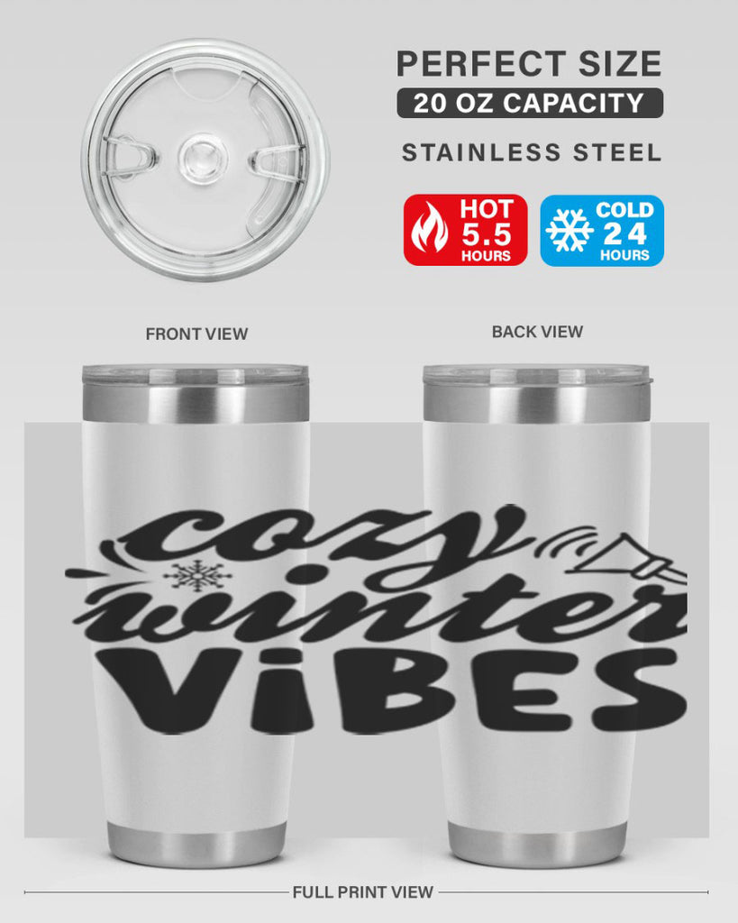 Cozy Winter Vibes 67#- winter- Tumbler