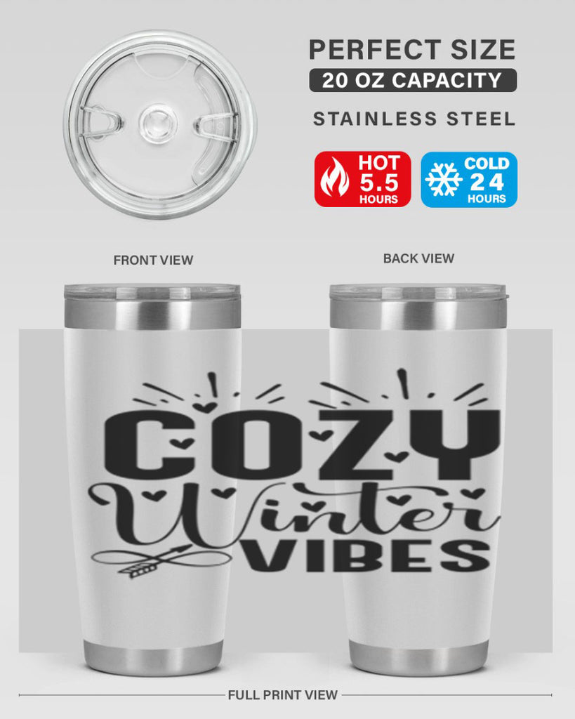 Cozy Winter Vibes 70#- winter- Tumbler
