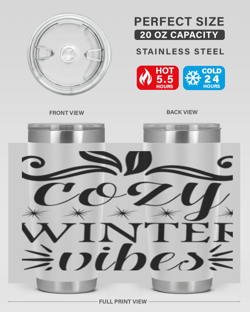 Cozy Winter Vibes 78#- winter- Tumbler