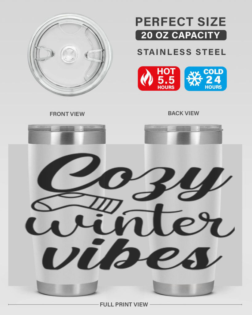 Cozy Winter Vibes 82#- winter- Tumbler