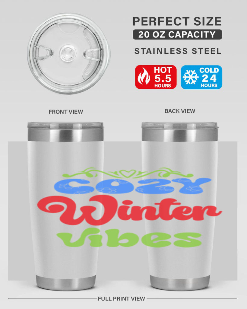 Cozy winter vibes 75#- winter- Tumbler