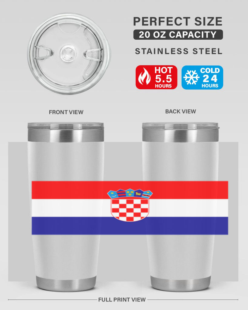 Croatia 155#- world flags- Tumbler