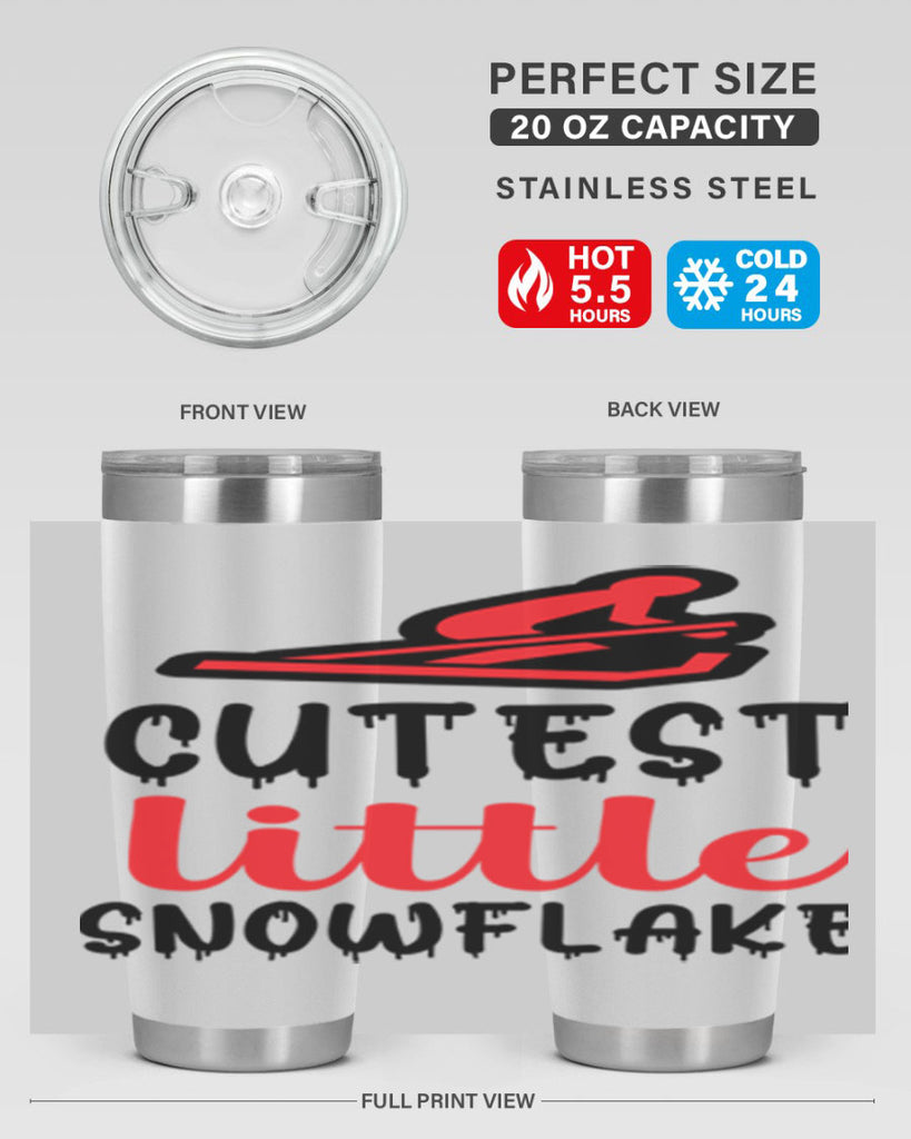 Cutest little snowflake 87#- winter- Tumbler