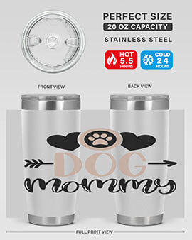Dog Mommy Style 25#- dog- Tumbler