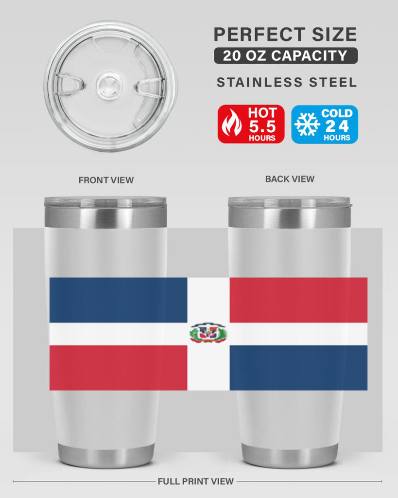 Dominican Republic 148#- world flags- Tumbler