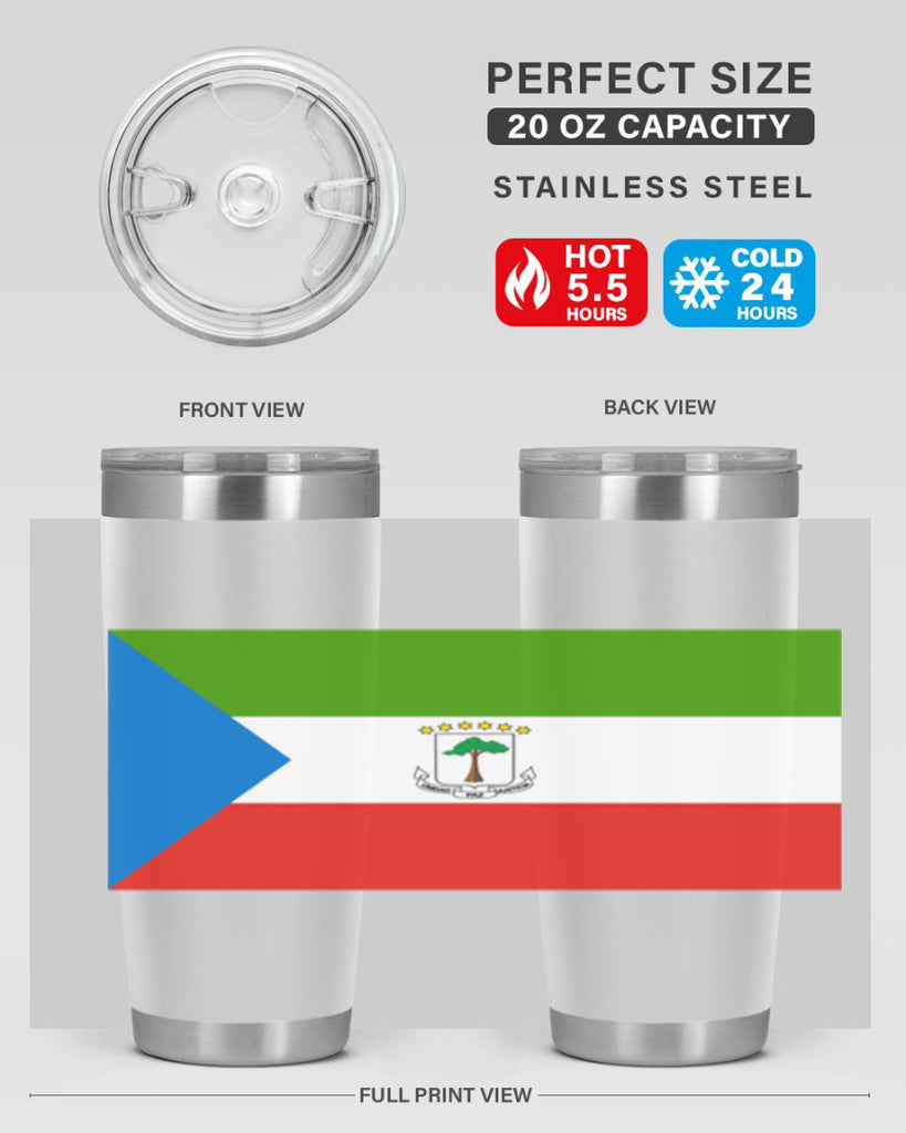 Equatorial Guinea 144#- world flags- Tumbler