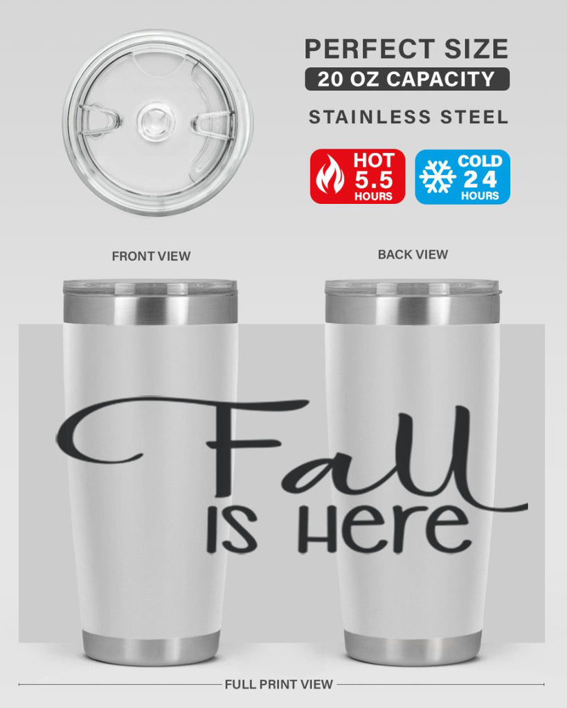 Fall Is Here 109#- fall- Tumbler