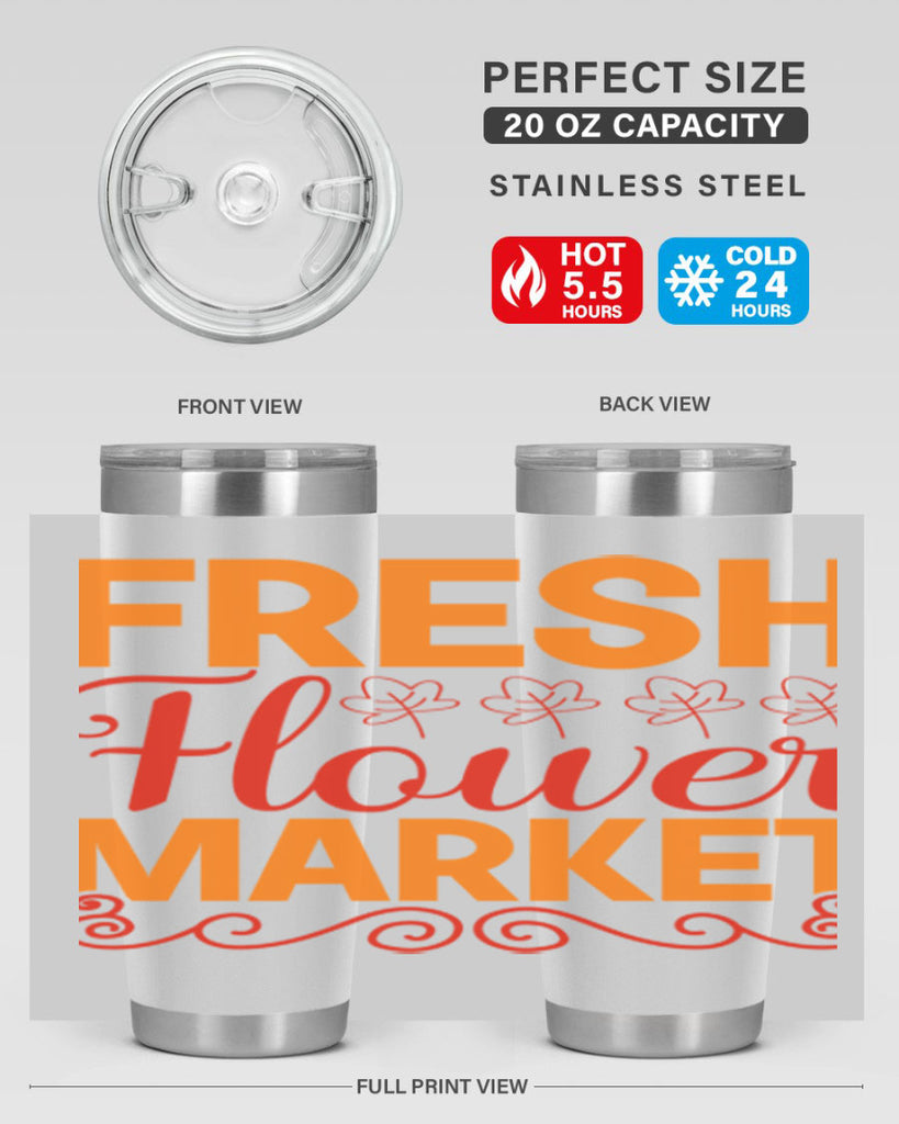 Fresh flower market 143#- spring- Tumbler