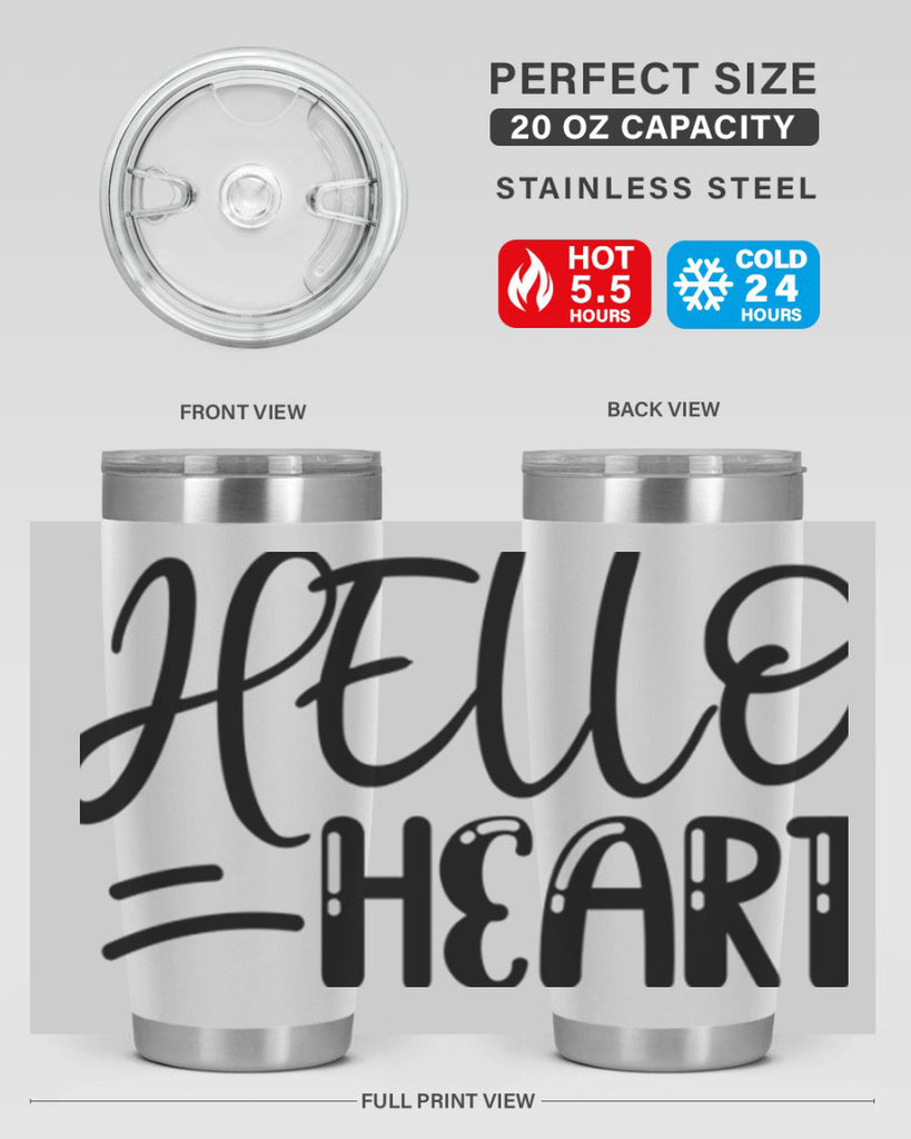 HELLO HEART  220#- spring- Tumbler