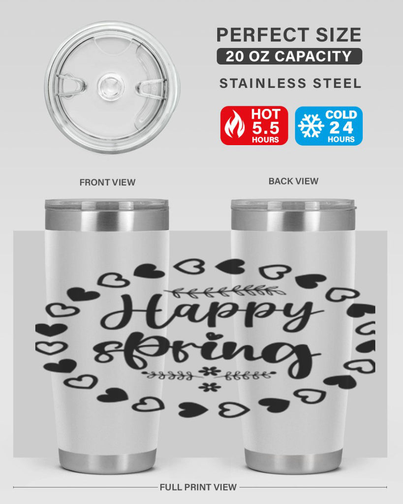 Happy Spring 174#- spring- Tumbler
