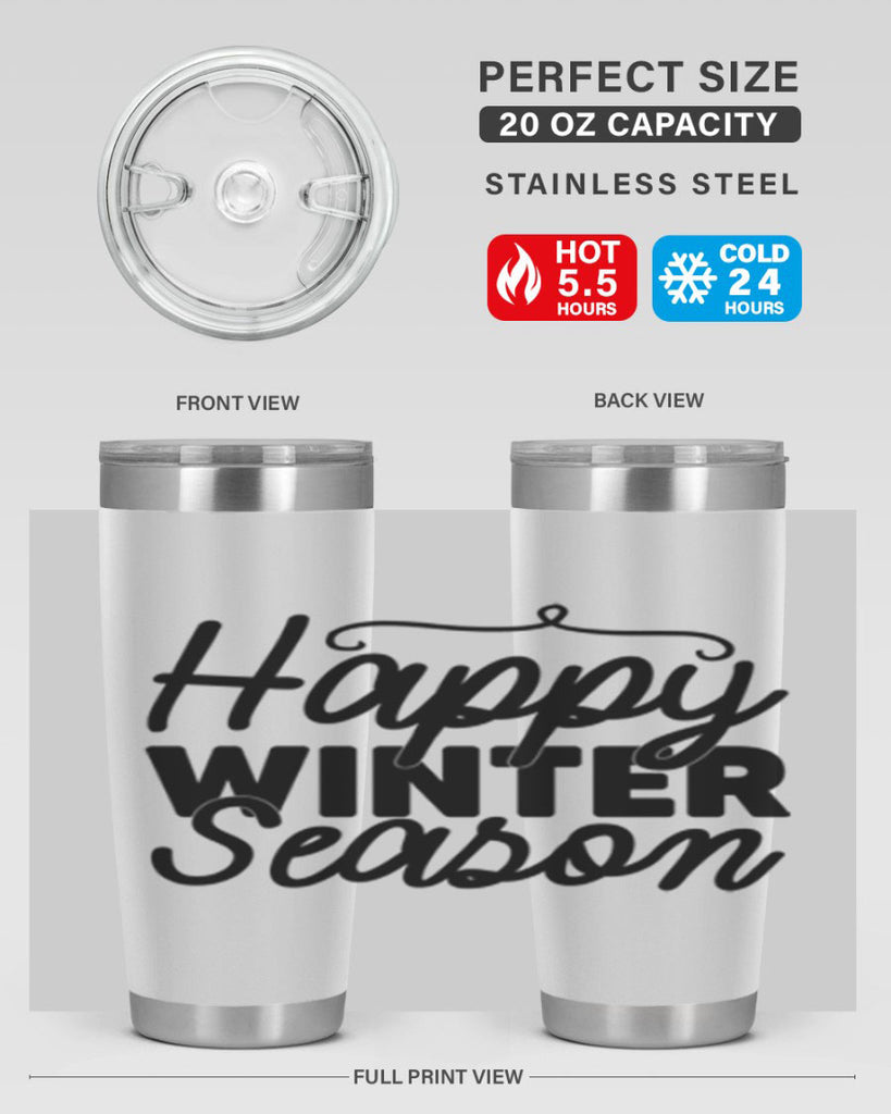 Happy Winter Season132#- winter- Tumbler
