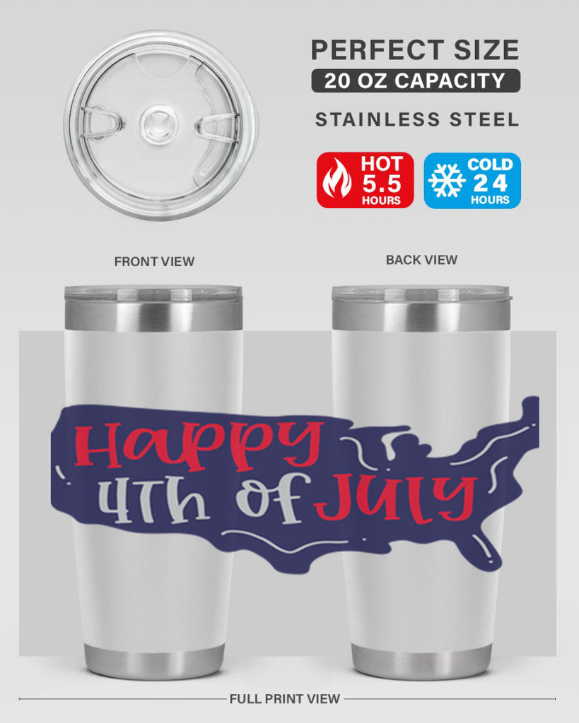 Happy th Of July Style 153#- Fourt Of July- Tumbler