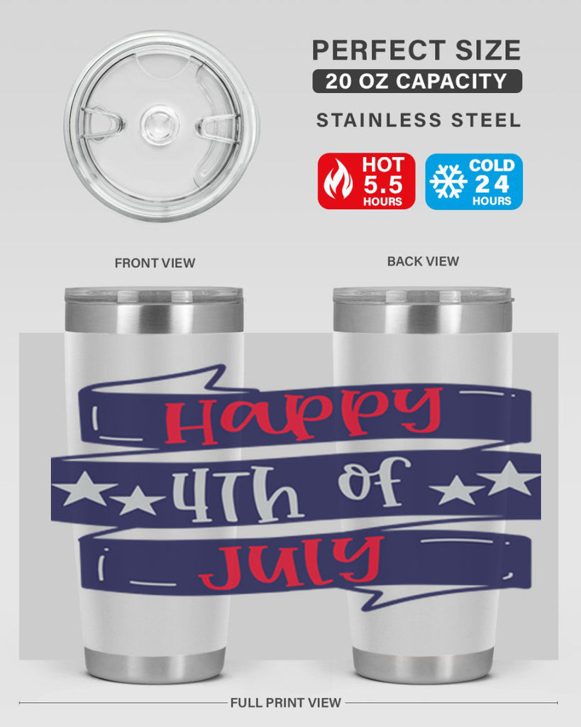 Happy th Of July Style 154#- Fourt Of July- Tumbler