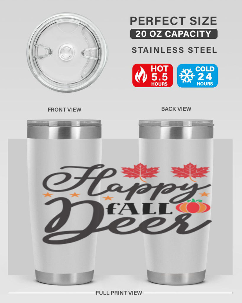 Happyfalldeer 254#- fall- Tumbler