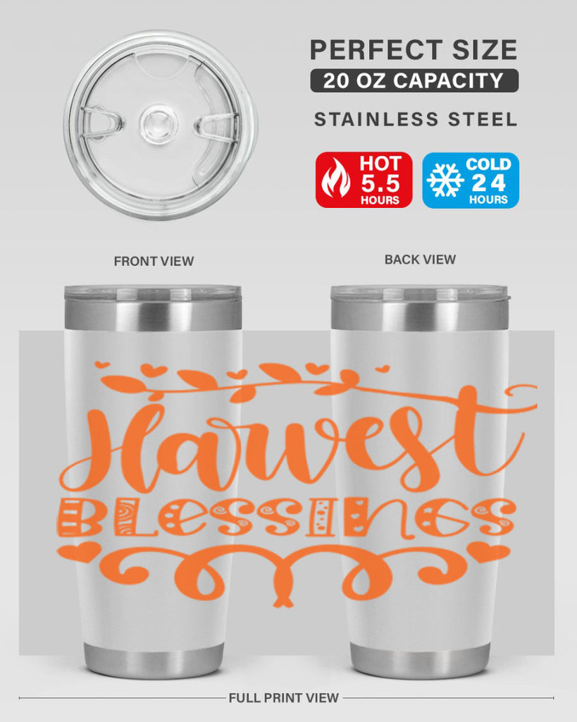 Harvest Blessings 266#- fall- Tumbler