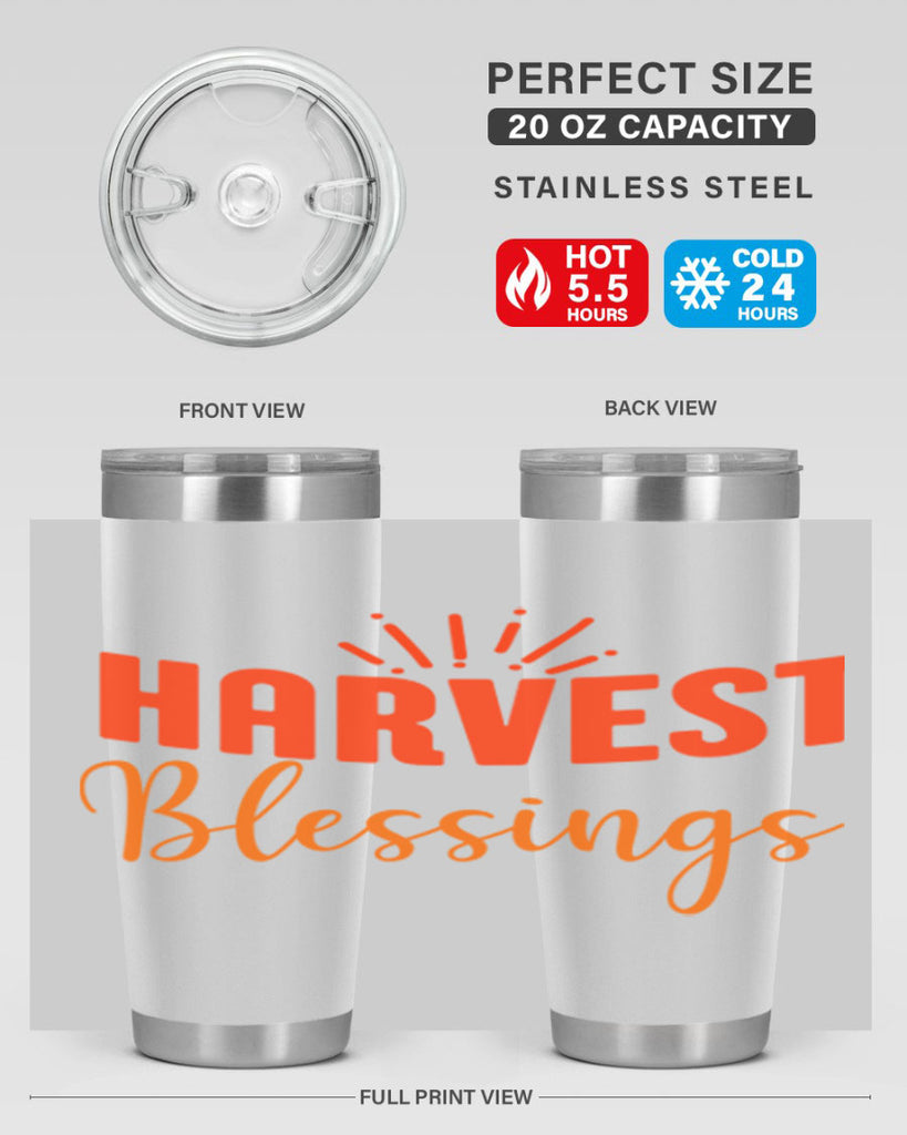 Harvest Blessings Design 264#- fall- Tumbler