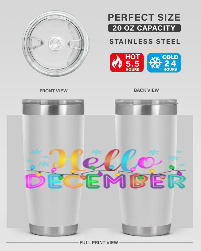 Hello December Winter 177#- winter- Tumbler