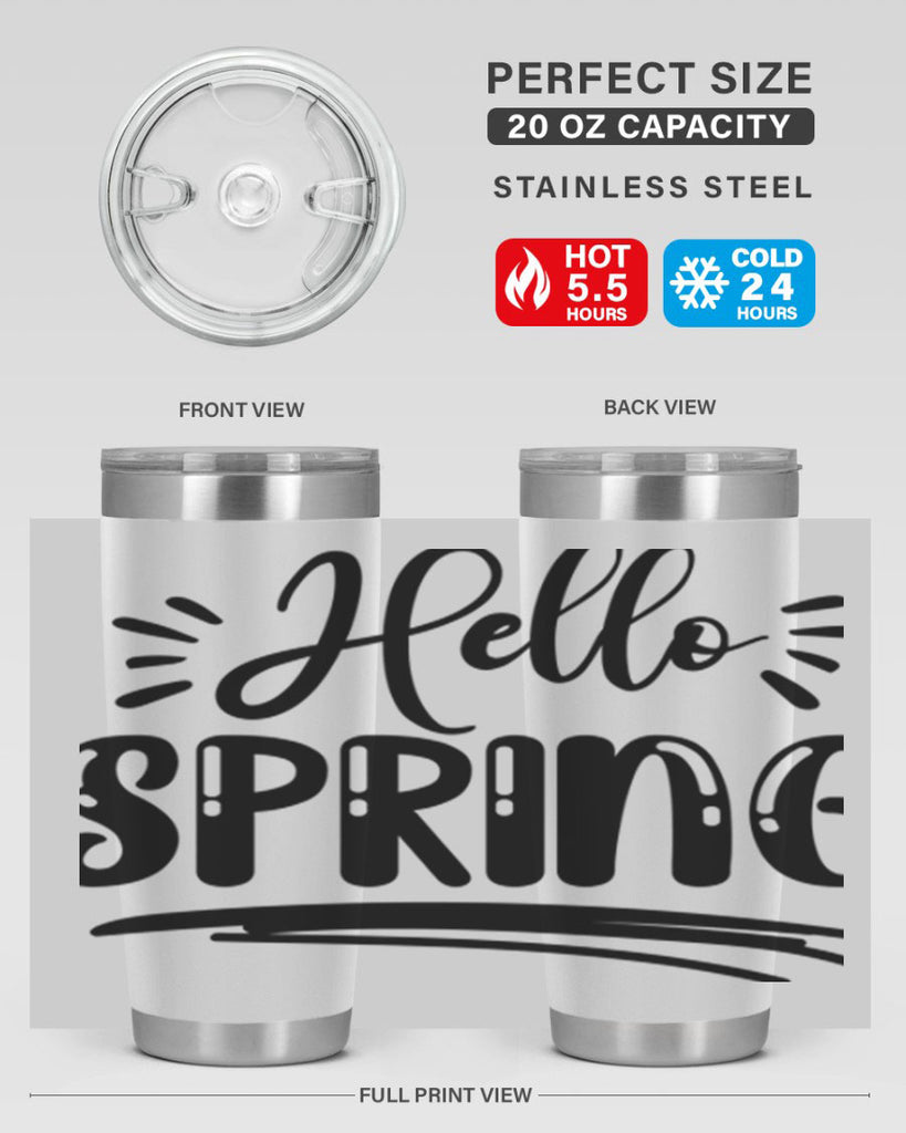Hello Spring  229#- spring- Tumbler