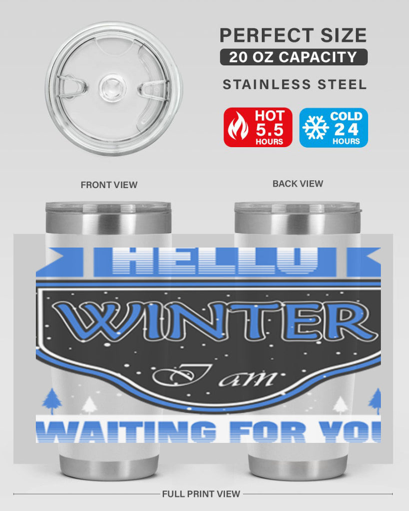 Hello Winter 164#- winter- Tumbler