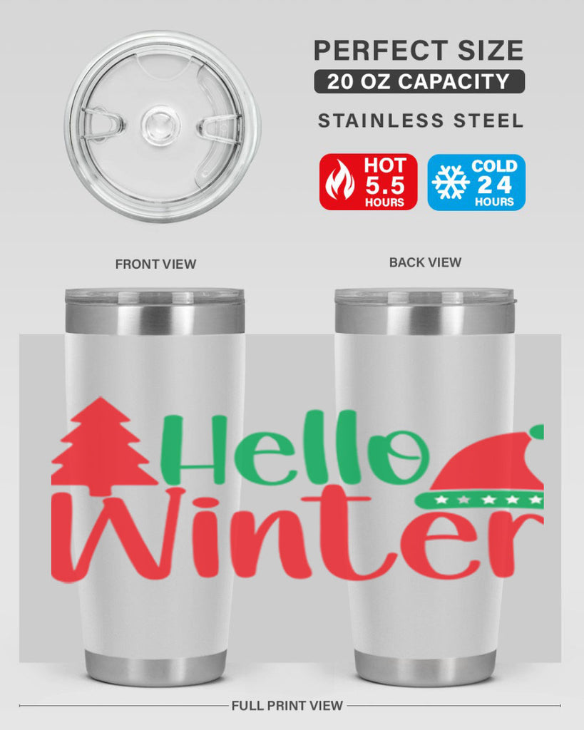 Hello Winter 180#- winter- Tumbler